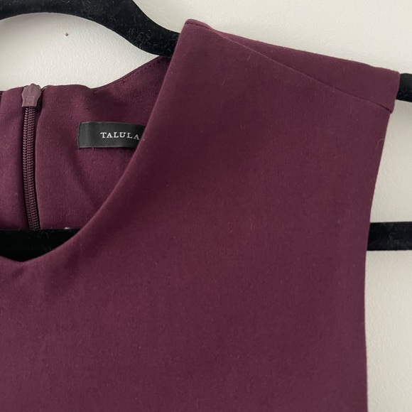 Aritzia | Talula Manzanita Cropped Tank Top Burgundy Size XS - Picture 4 of 9